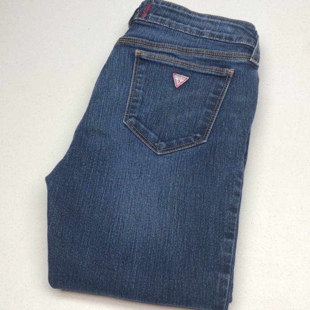 GUESS LOS ANGELES ADRIANA LOW-RISE SKINNY BOOT JEANS 29x31 ⭐️